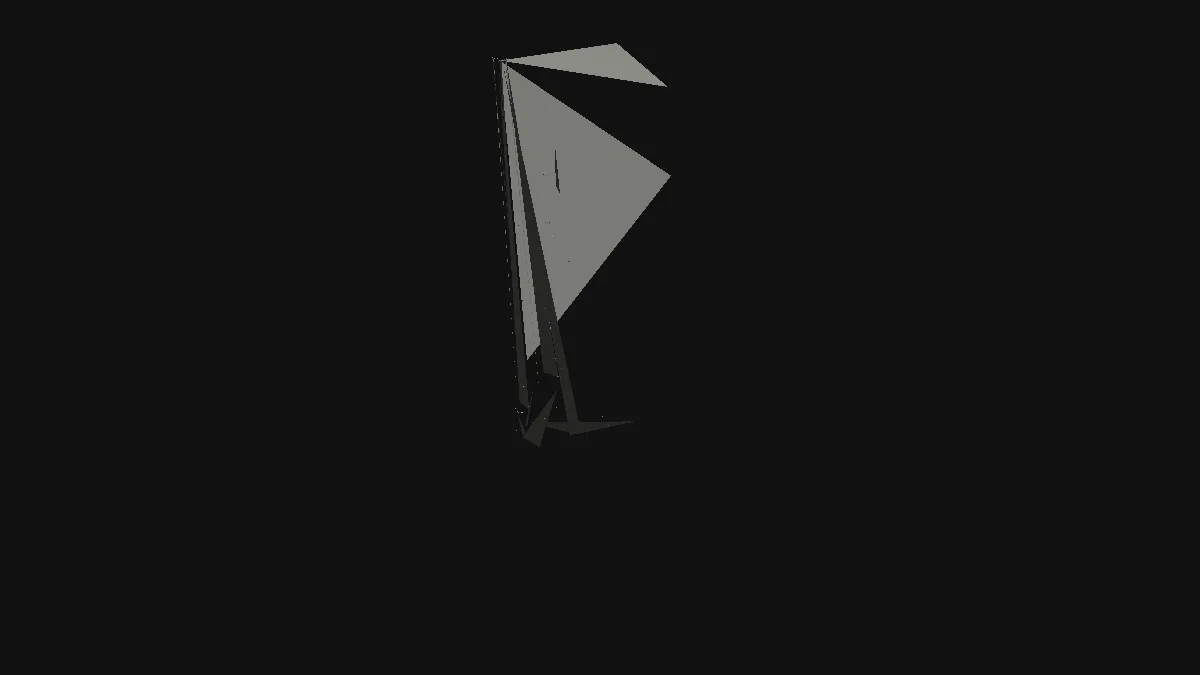 The Forgotten Knight——微软官方 TRELLIS.2 贴图示例的顶点云（CC BY，作者 dark_igorek）